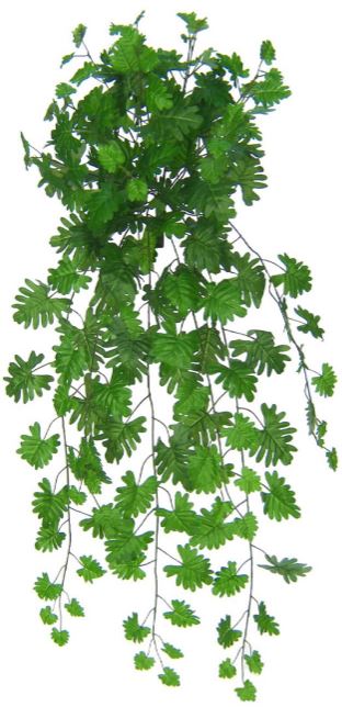 Planta Artificial Folhagem Costela De Adao Pendente  X180 Verde 80cm