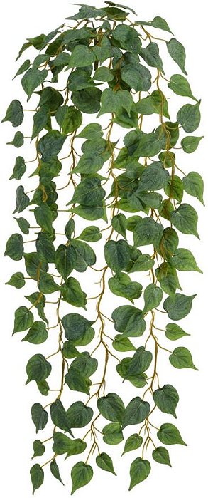 Planta Artificial Folhagem Jiboia Pendurar X159 Verde Frosted 1m