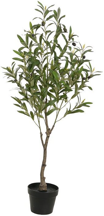 Planta Artificial Arvore Oliveira C/Pote X360 Verde 1.20m