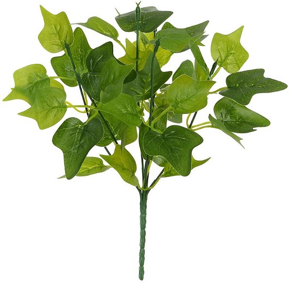 Planta Artificial Folhagem Hera Forracao Real Toque X42 Verde 35cm