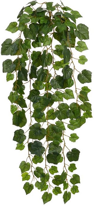 Planta Artificial Folhagem Parreira Pendentes X134 Verde 1.14m