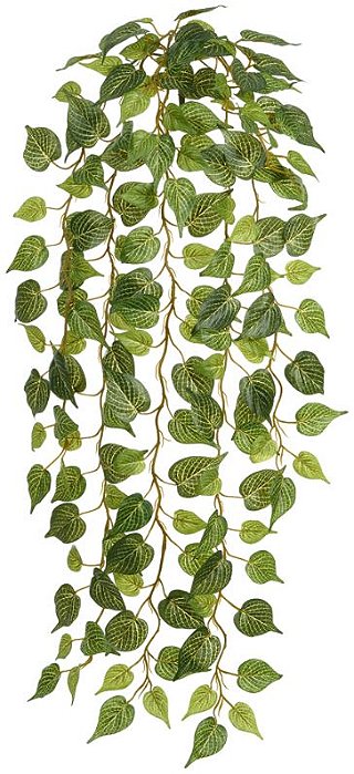 Planta Artificial Folhagem Melancia Pendentes X159 Verde 1m