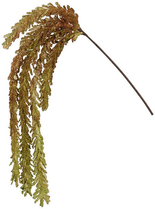 Planta Artificial Folhagem Amarantus Pendentes X5 Verde Outono 1.35m