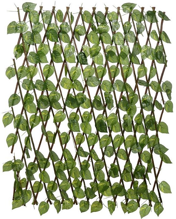Planta Artificial Folhagem Jiboia Cerca Verde 1X2m