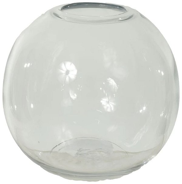 Vaso Decorativo Vidro Transparente 16cm