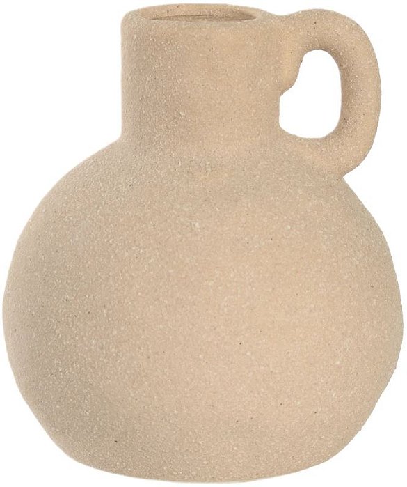 Vaso Decorativo Porcelana Bege 11,5cm