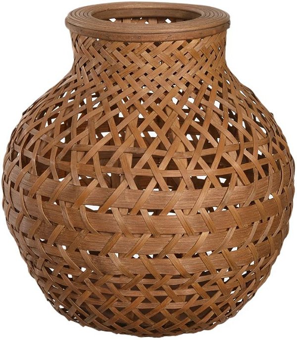Vaso Decorativo Bambu Natural 32cm