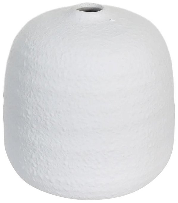 Vaso Decorativo Ceramica Off White 14,5cm