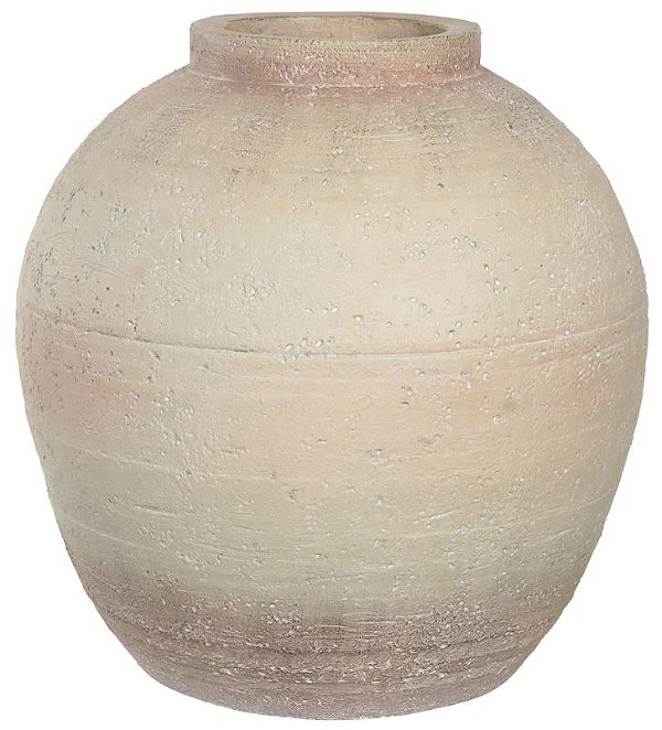 Vaso Decorativo Ceramica Off White 35,5cm