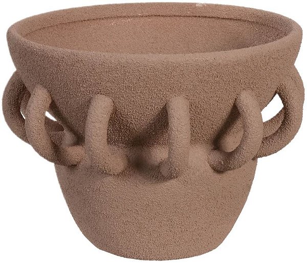Vaso Decorativo Ceramica Terracota 25,5cm