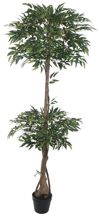 Planta Artificial Arvore Rucos C/Pote X2299 Verde 1,5m