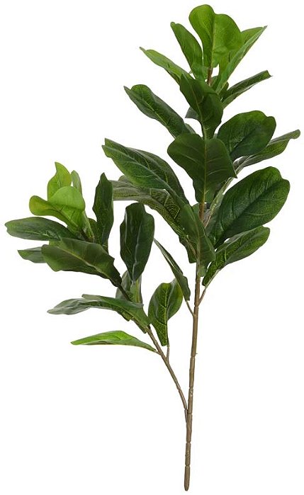 Planta Artificial Ficus Lyrata Real Toque X34 Verde 90cm