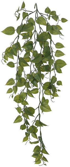 Planta Artificial Folhagem Jiboia Pendentes X145 Verde 1m