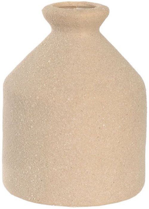 Vaso Decorativo Porcelana Bege 10,9cm