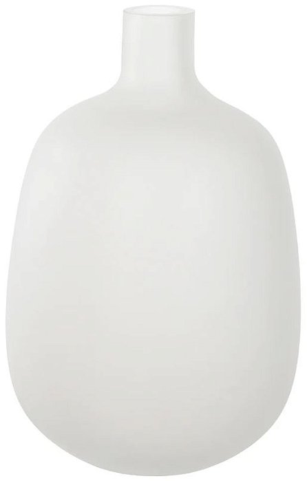Vaso Decorativo Vidro Transparente Fosco 39cm