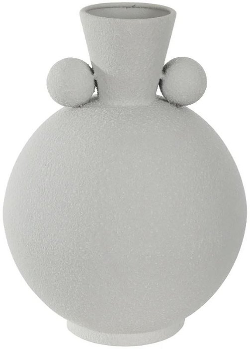 Vaso Decorativo Metal Balls Off White 24cm