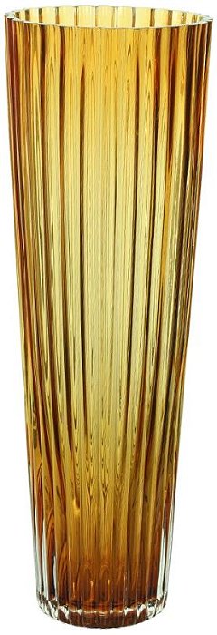 Vaso Decorativo Vidro Ambar 40cm