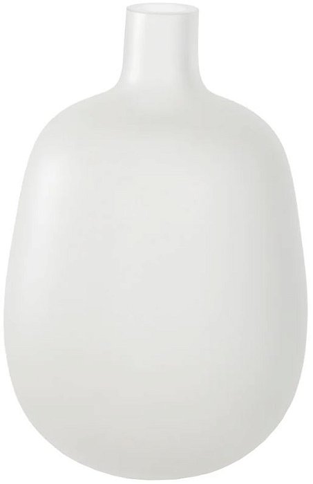 Vaso Decorativo Vidro Transparente Fosco 30cm
