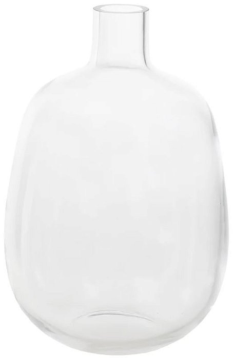 Vaso Decorativo Vidro Transparente 30cm