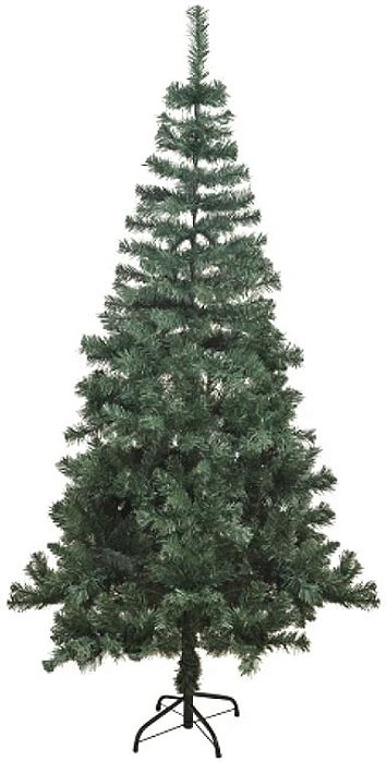 Planta Artificial Arvore Natal 500 Tips C/Base Metal Verde 1.8m