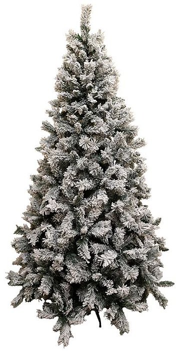 Planta Artificial Arvore Natal New Michigan Nevada 670 Tips C/Base Metal Verde 1.8m