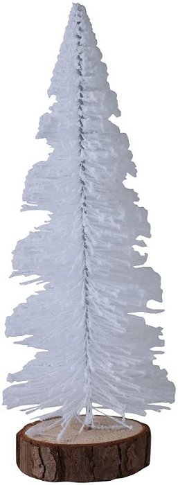 Planta Artificial Mini Arvore Natal Branco 21cm