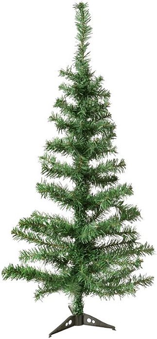Árvore De Natal Tradicional. 90Tips C/Base Plastico Verde 90cm