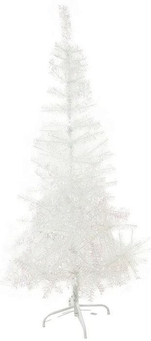 Árvore De Natal Iridescente Base Metal Colorido 1.5m