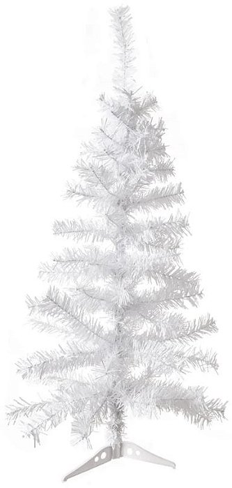 Árvore De Natal 90 Tips C/Base Plastico Branco 90cm