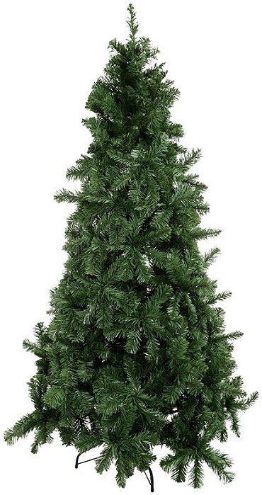 Árvore De Natal New Michigan 930 Tips C/Base Metal Verde 2.1m