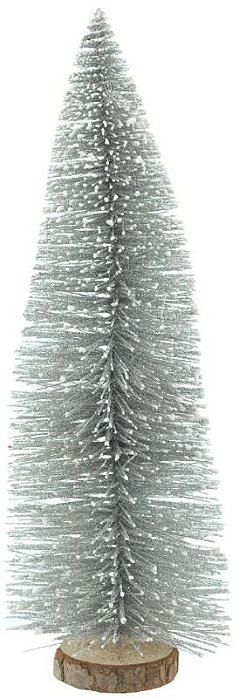 Árvore De Natal Mini Prata 30cm