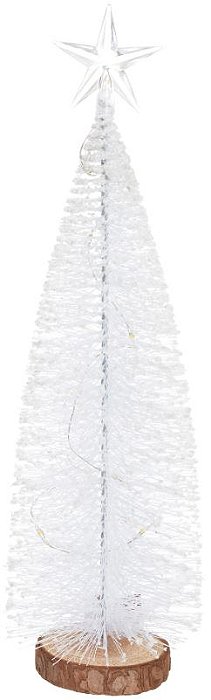 Árvore De Natal Mini C/Led Branco 30cm