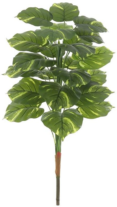 Planta Artificial Arvore Jiboia Real Toque X24 Verde Creme 1.2m