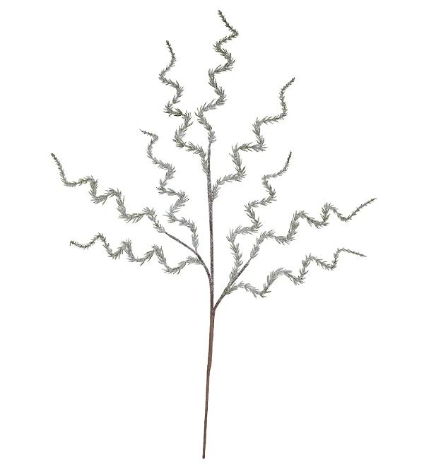 Planta Artificial Galho Nevado (verde) 75cm
