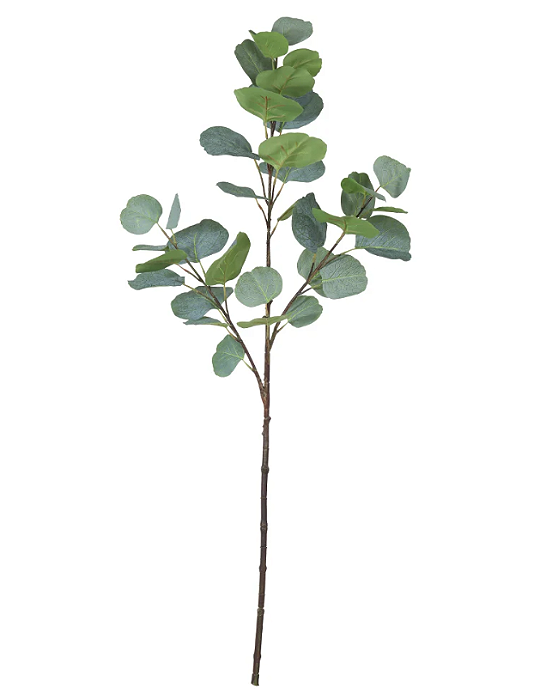 Planta Artificial Galho Eucalipto Gigante X35 (verde frosted) 1,2m