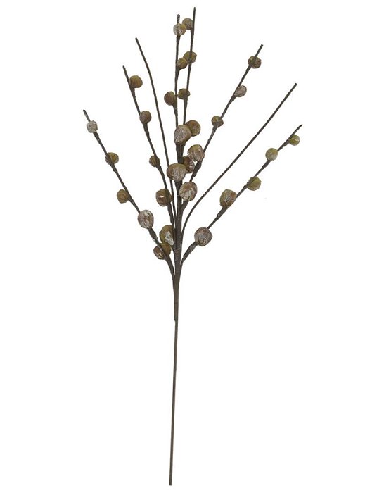 Planta Artificial Galho Sementes X30 (verde outono) 96cm