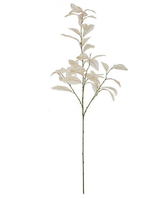 Planta Artificial Galho Folha C/Proteção UV X31 (off white outono) 1m
