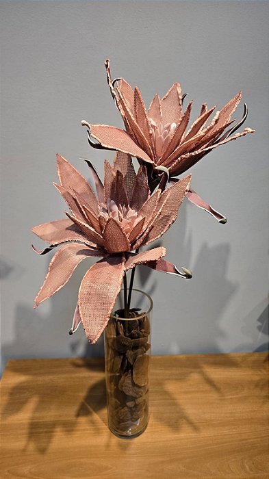 Arranjo Magnolia 1 Haste Vaso Cilindrico Medio 75cm