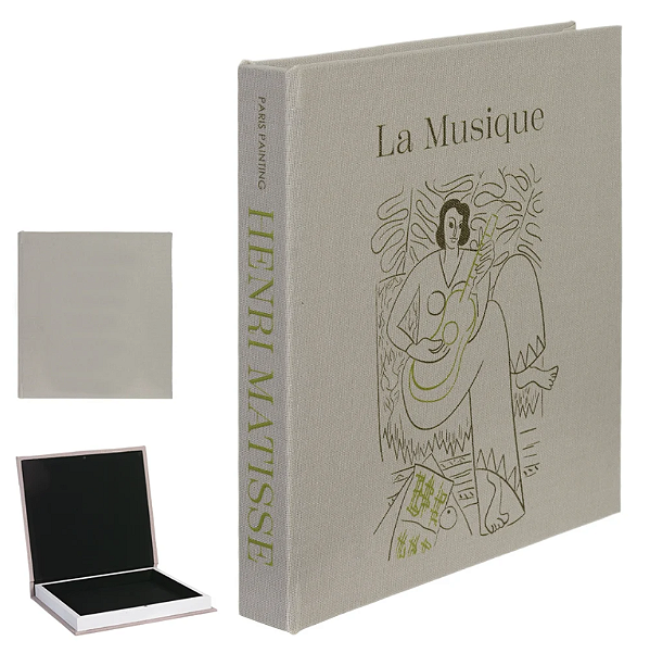 Caixa Livro Mdf La Musique (marrom) 25X23X3cm