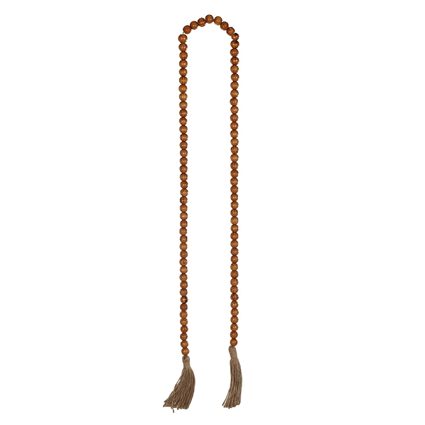 Colar Decorativo Madeira (marrom) 1,5cmx1,45mx1,5cm