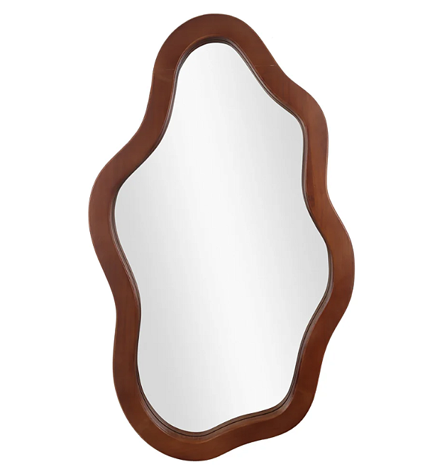 Espelho Decor Madeira Organico (marrom) 85X50X2,5cm