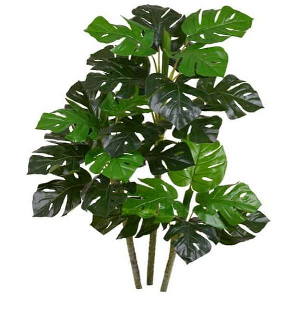 Planta Artificial Árvore Costela de Adão Real Toque X27 90cm