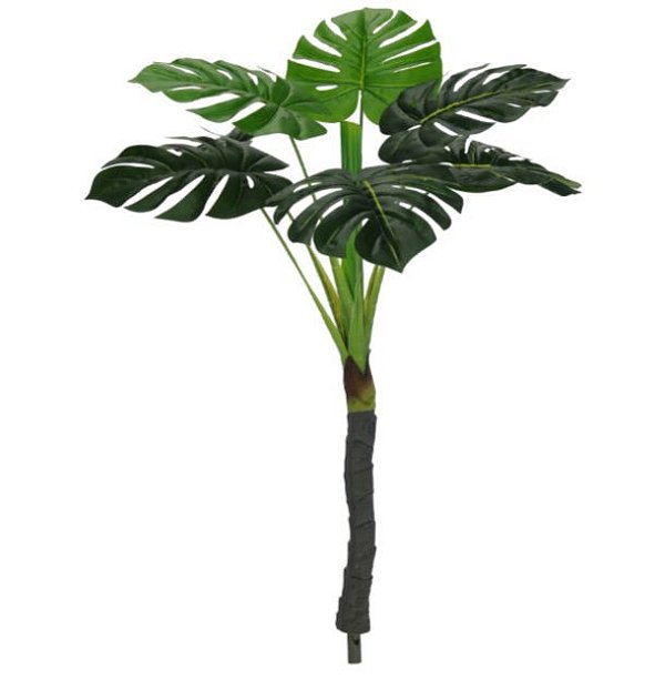 Planta Artificial Árvore Costela de Adão Real Toque X7 90cm