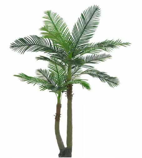 Planta Árvore Artificial Palmeira Real Toque Verde 2,2m