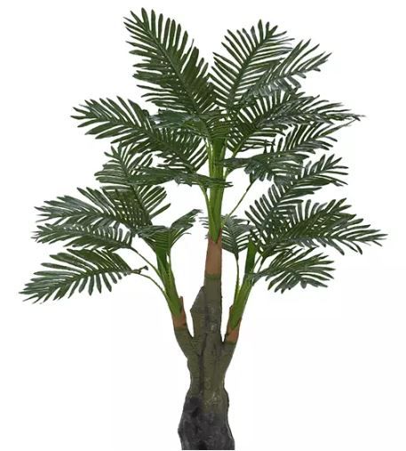 Planta Árvore Artificial Palmeira Real Toque Verde 1,35m