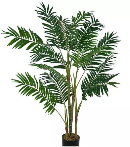 Planta Árvore Artificial Palmeira Areca Verde 1,2m