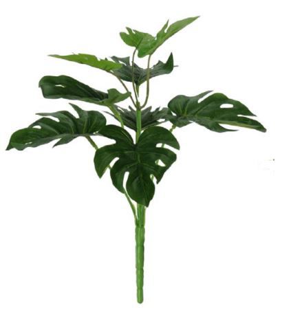 Folhagem Costela de Adão Forração Real Toque X9 (VERDE) 34 cm