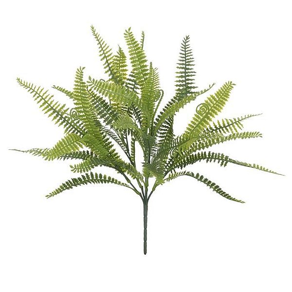 Folhagem Artificial Samambaia Verde 36cm