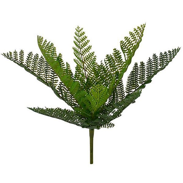 Folhagem Artificial Samambaia Verde 25cm