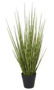 Arranjo Grass Artificial Verde em 2 Tons com Pote 53cm